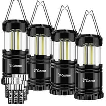 Super Bright Camping Lantern, Costech Portable Outdoor Lights Hanging Flashlight Camping Gear Equipment with Batteries for Hurricane Storm Outage Emergency 4 pack