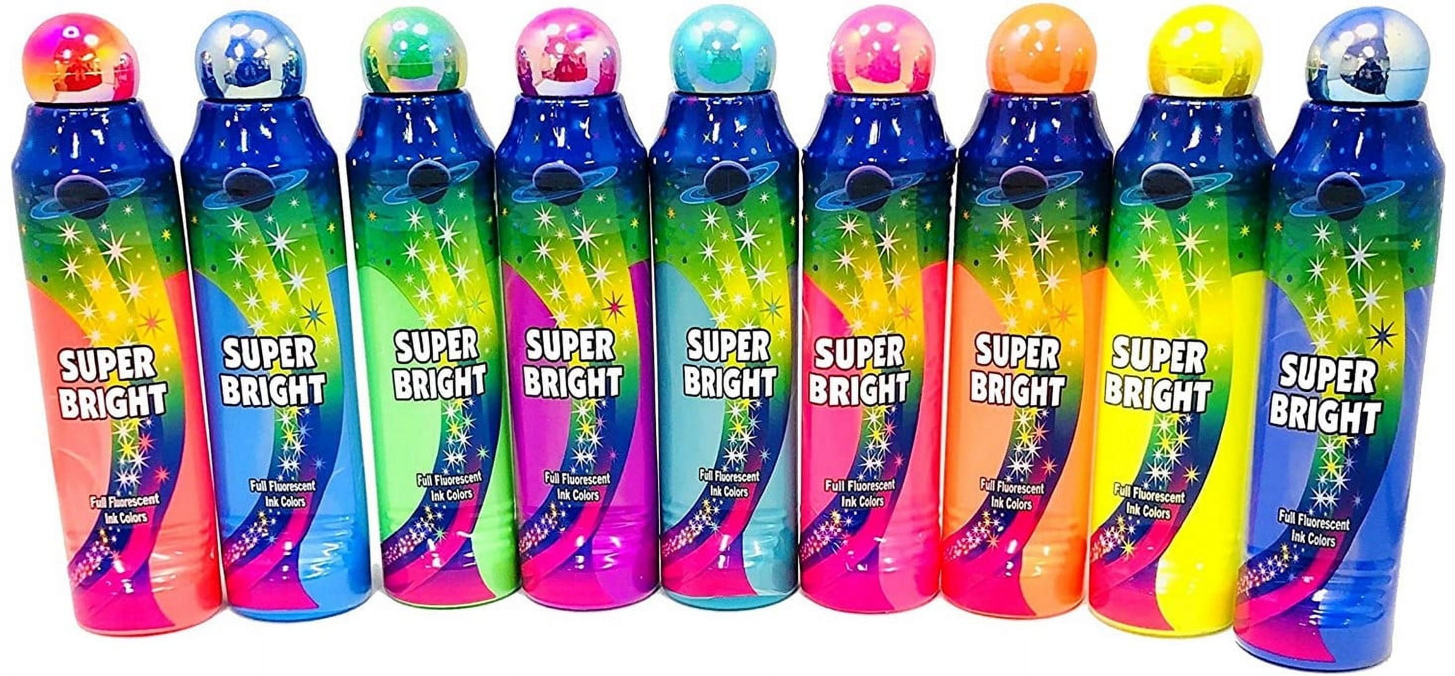 Super Bright Fluorescent 4oz Bingo Daubers Set of 9 Daubers One Of