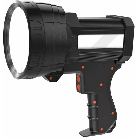 Super Bright Handheld Flashlight Rainproof Rechargeable Marine Spotlight 9600mAh
