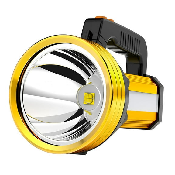 Super Bright Handheld Led Spotlight Flashlight Powerful Searchlight Rechargeable Camping Lantern - Z15-T6 wick