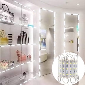 Super Bright IP65 Waterproof 5050 SMD LED Module Light - 10ft 20-Strip Set, DC 12V for Commercial Ads & Home/Boat Lighting