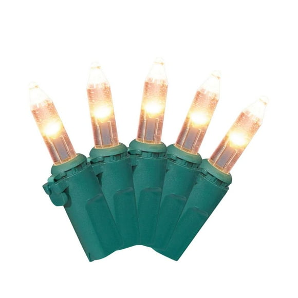 Super Bright LED Home Christmas Decorations Decorative String Lights Set - Warm White - 200-Piece Bulk Packaging - 54 ft Length, Connect up to 15 Sets - Indoor / Outdoor Seasonal Decor Mini Pack