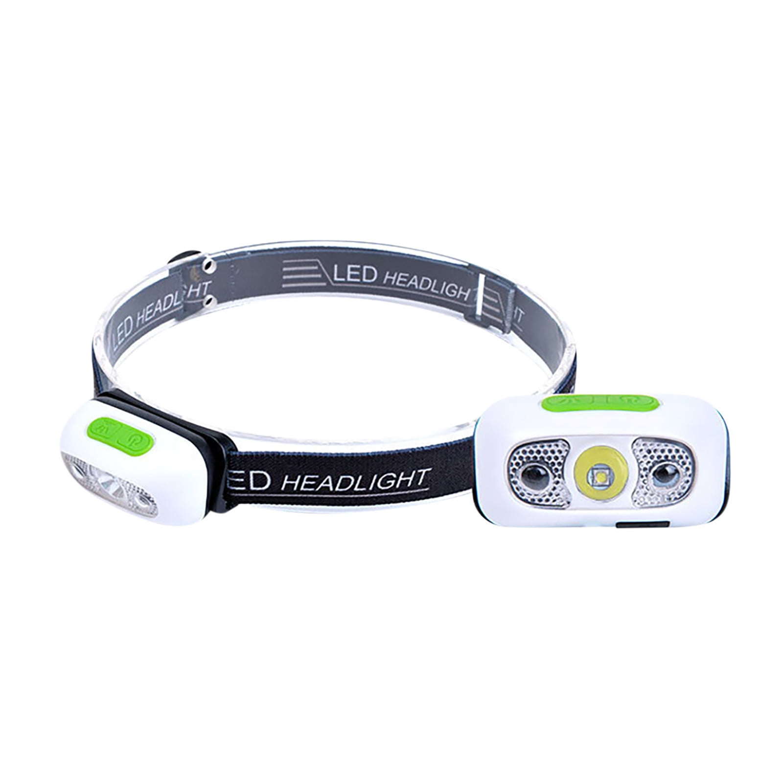 Super Bright Light Sensor Mini Led Headlamp USB Charging Strong Light