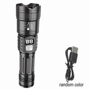 Super Bright Rechargeable LED Flashlight, Long Range Tactical Outdoor Waterproof Camping Fishing Flashlight, Other