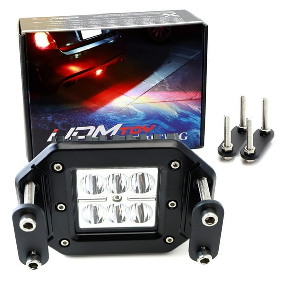 Super Bright Red 24W High Power LED Rear Bumper Center Brake/Rear Fog Light Kit, For 2013-2019 Fiat 500 Abarth/GQ ONLY