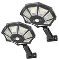 thumbnail image 1 of Super Bright Solar Street Lights, 2 Pack 8800LM Dusk to Dawn Motion Sensor Solar Street Lights, Waterproof Flood Security Street Light Outdoor for Yard, Garden, Path, Patio, Porch, 1 of 7