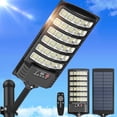 thumbnail image 1 of Super Bright Solar Street Lights, 90000LM Solar Parking Lot Lights Dusk to Dawn, Waterproof Solar Motion Sensor Lights, Solar Lights Outdoor for Garden Patio Yard, 1 of 6
