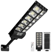 Super Bright Solar Street Lights, Upgraded 66000LM Ultra Bright Dusk to Dawn Motion Sensor Solar Lights with Remote Control, Security Wall Light Parking Lot Road Lamp for Garden Yard Patio