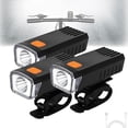 thumbnail image 1 of Super Bright USB Rechargeable Bike Headlight - Waterproof Bicycle Front Light for Safe Night Riding, Mountain & Road Bikes, 1 of 6