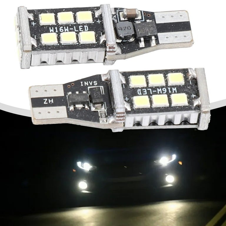 AUXITO Super Bright White CANBUS LED Backup Reverse Light Bulbs – 912/921/T15 (2-Pack)