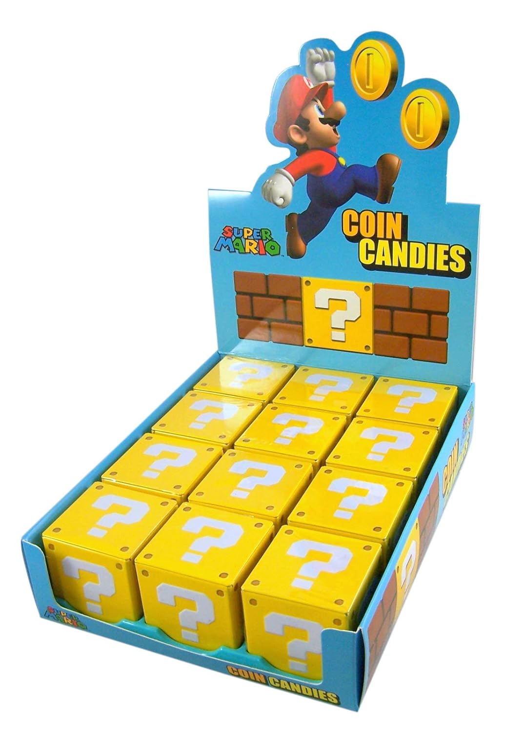 Super Bros. Coin Candies Display Box 12 Count