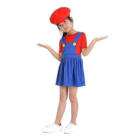 Super Brothers Costume Cosplay Fancy Dress Halloween Dress Outfit Costume Unisex Mens Women Adult Kids Teens