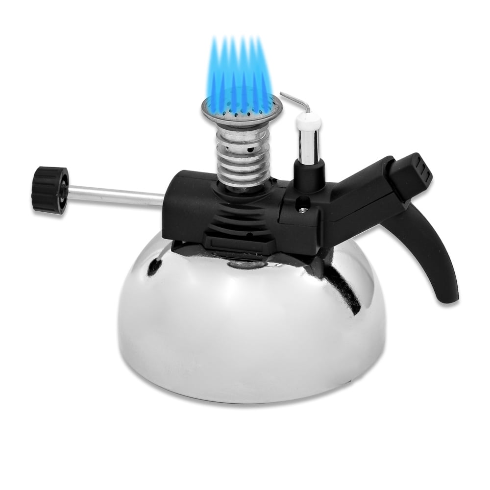 Super Burner Tabletop Cigar Lighter - Silver