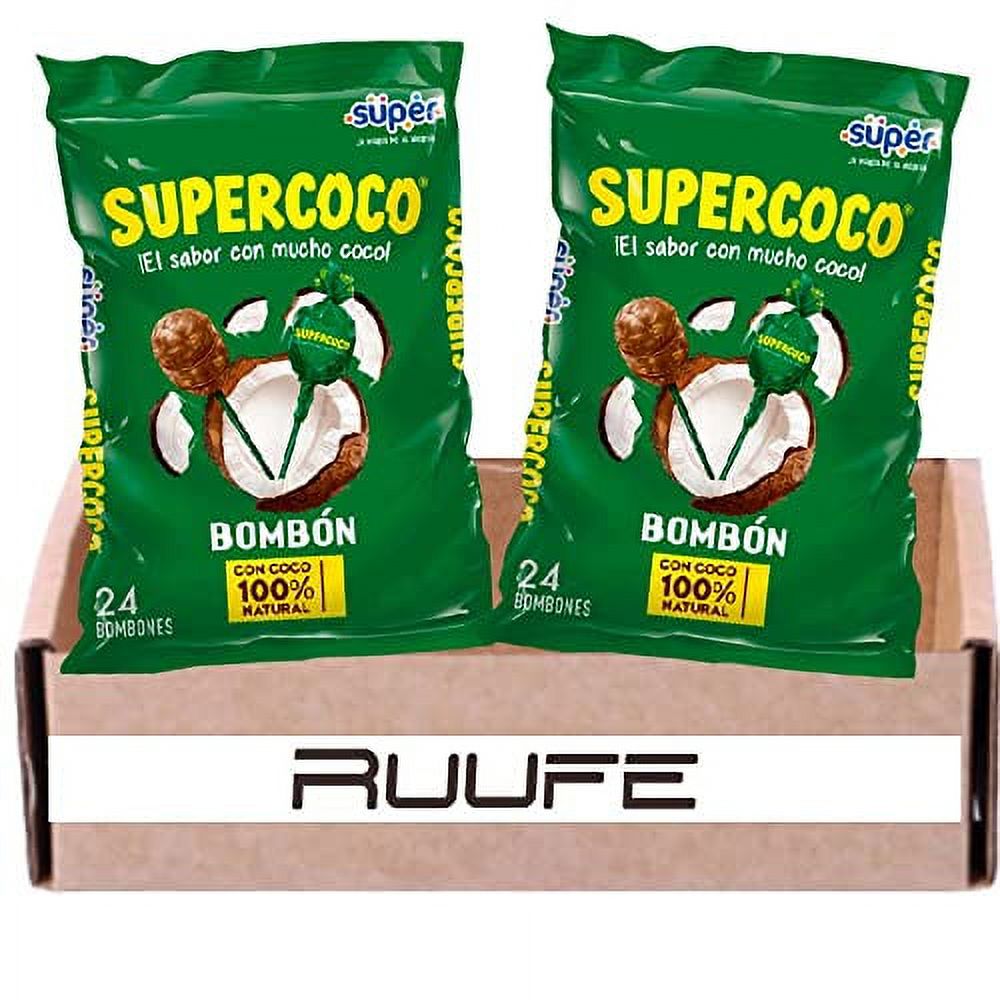 Super Candy (2 Pack 24 Count Per Pack) Colombian Candy Super Candy