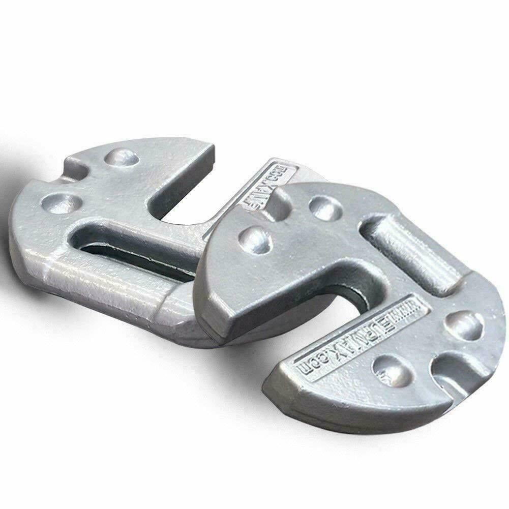 Eurmax Canopy Weights,Silver Iron Weights for Pop up Canopy,2Pc Pack