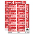 thumbnail image 1 of Super Caped Dog Teacher Student School Sticker Set - Red - Matte Finish - 2.00" Large, 1 of 7