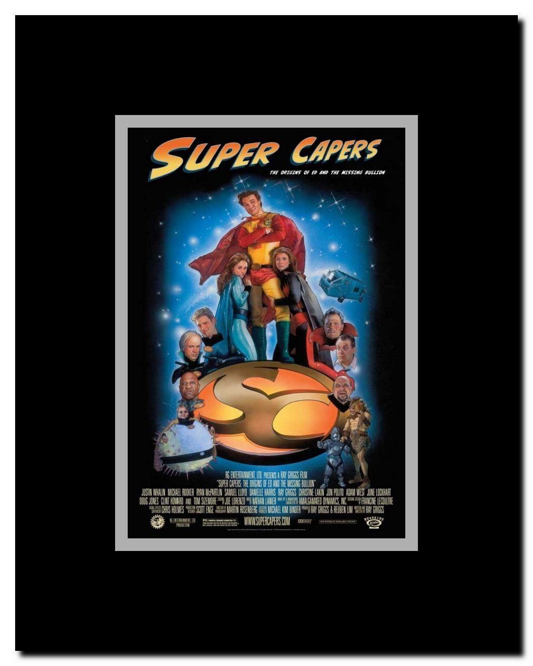 Super Capers Framed Movie Poster