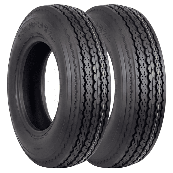 Super Cargo 2 Set SU02 5.30-12 6PR TL Trailer Tire Fits 530-12