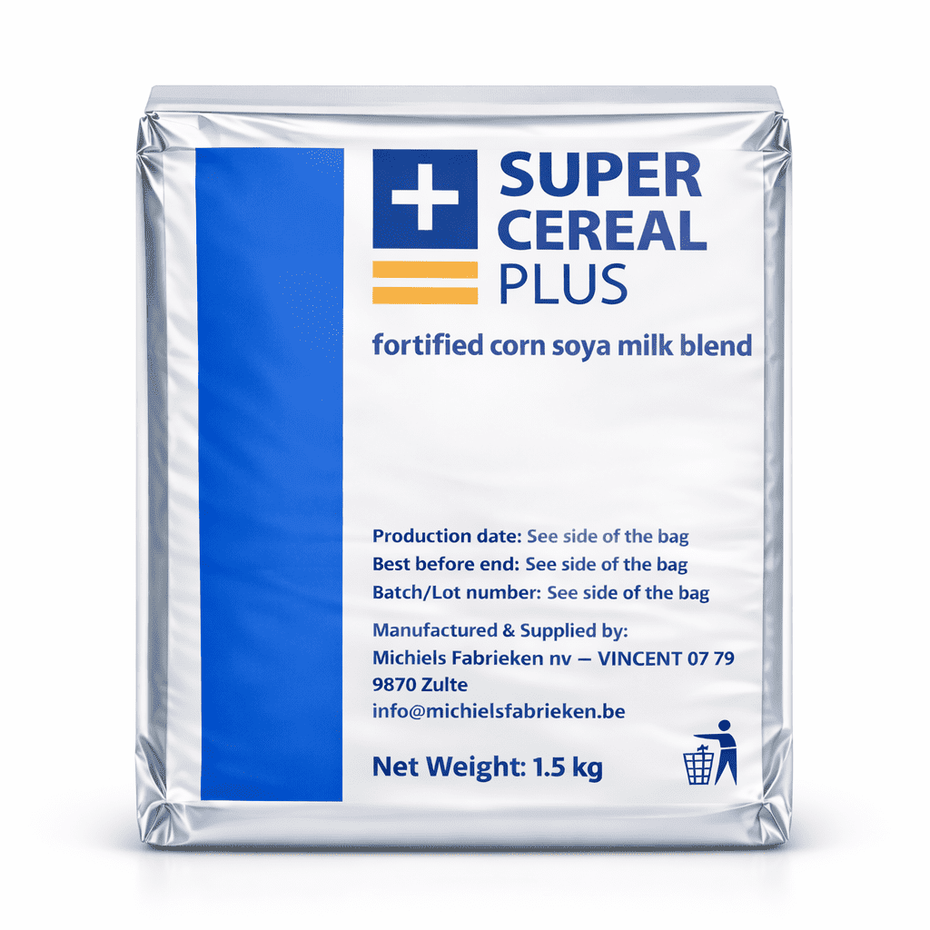 Super Cereal Plus 1.5 kg Fortified Nutrition Cereal | Corn & Soya Milk Blend | Instant Healthy Breakfast Meal | Vitamin & Mineral Daily Energy Support | For Children & Adults