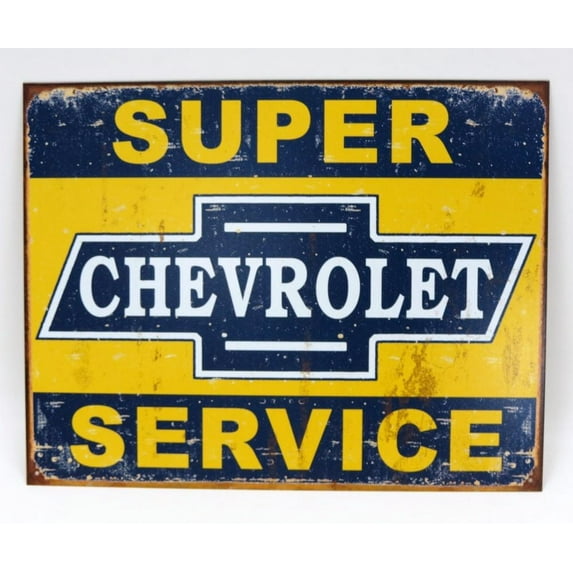 Super Chevrolet Service Vintage Style Tin Sign DE-Tin1355