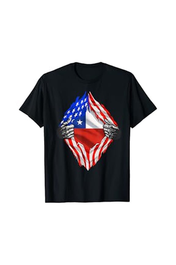 Super Chilean Heritage Chile Roots Usa Flag Gift T-Shirt