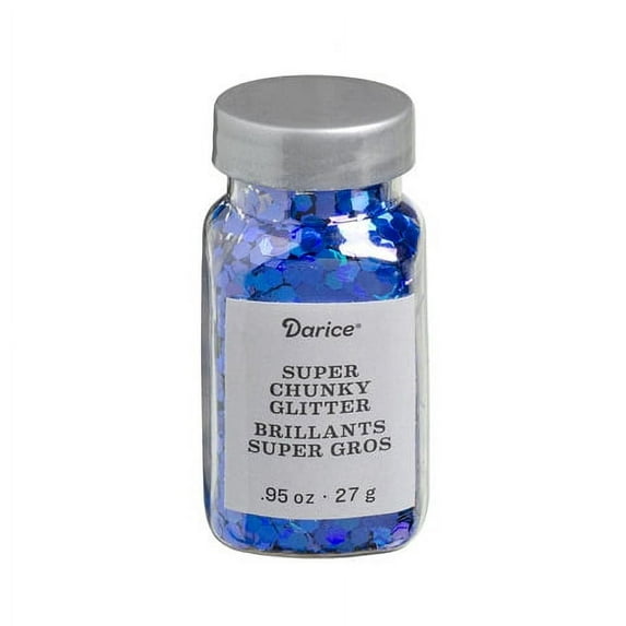 Super Chunky Glitter: Iridescent Blue, .95 ounces
