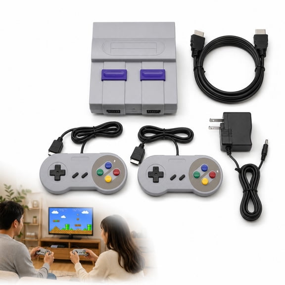 Super Classic Retro Mini Game Controllers,HDMI HD with 821 Built-In Features,Plug and Play Household Visual Entertainment for All Ages