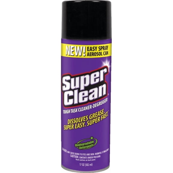 Super Clean Cleaner & Degreaser - Pack of 12  Household & Commercial Use, Effective Formula