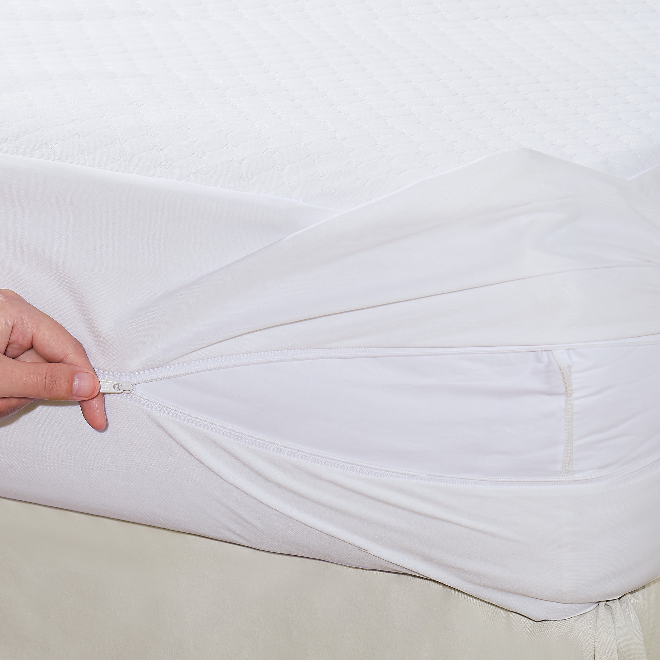 Super Clean Comfort Top Zippered Mattress Protector, California King