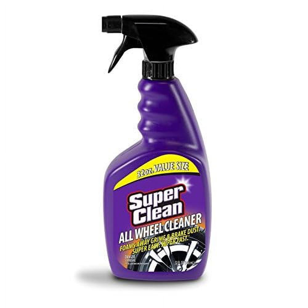 Super Clean Foaming All Wheel Cleaner Safe for All Wheels and Rims