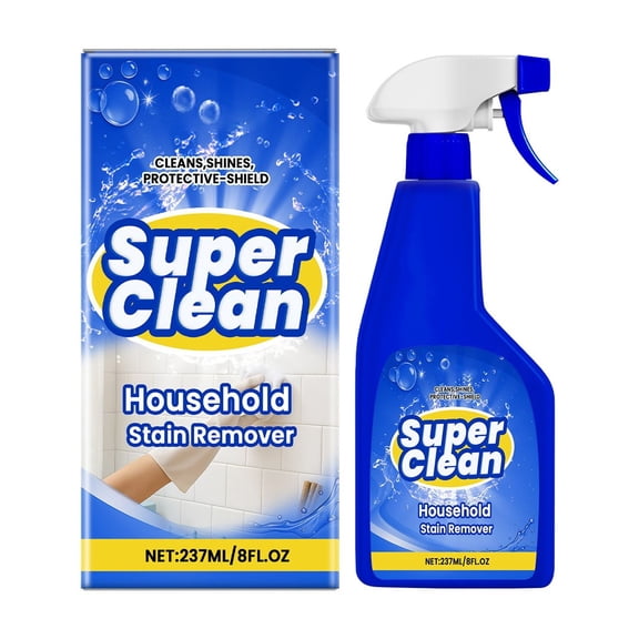 Super Clean Household Stain Remover Spray Powerful Multi-Surface Cleaner for Home, Kitchen, Bathroom, 237ml