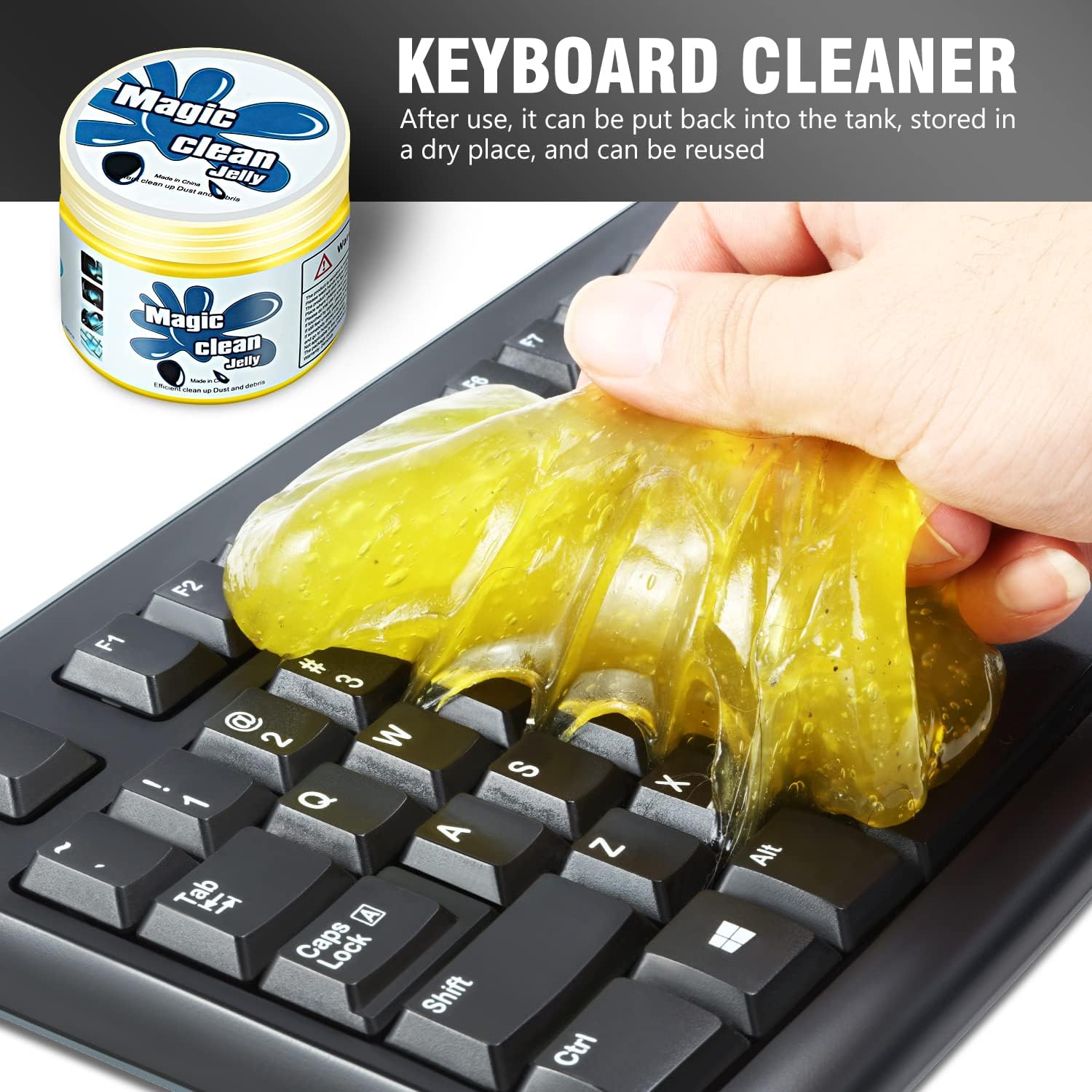 Super Clean Keyboard Slime Dust Cleaner,Reusable Magic Keyboard Dust