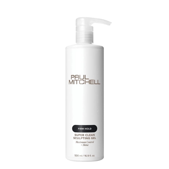 Paul Mitchell Super Clean Sculpting Gel, Firm Hold, High Shine Finish Hair Gel, For All Hair Types, 16.9 FL OZ