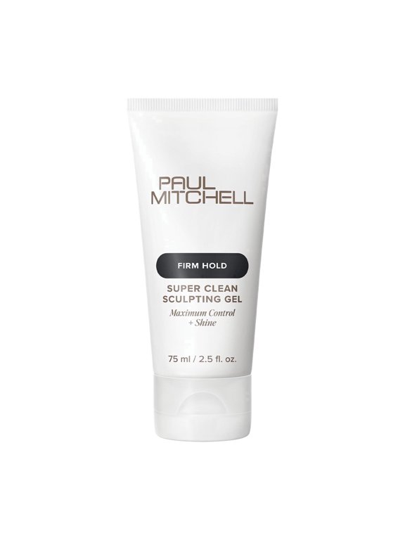 Super Clean Sculpting Gel, Firm Hold, High Shine Finish Hair Gel, For All Hair Types, 2.5 fl oz