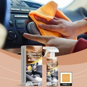 Super Cleaner Kit with Towel | Effective Car Interior Cleaner | Leather Car Seat Cleaner | Stain Remover for Carpet, Upholstery, Fabric, and Much More