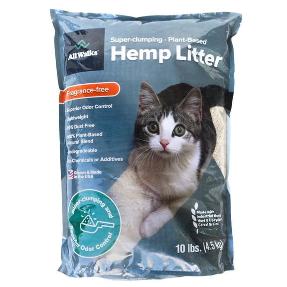 Super Clumping Plant-Based Hemp Kitty Litter