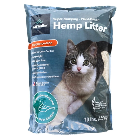 Super Clumping Plant-Based Hemp Kitty Litter