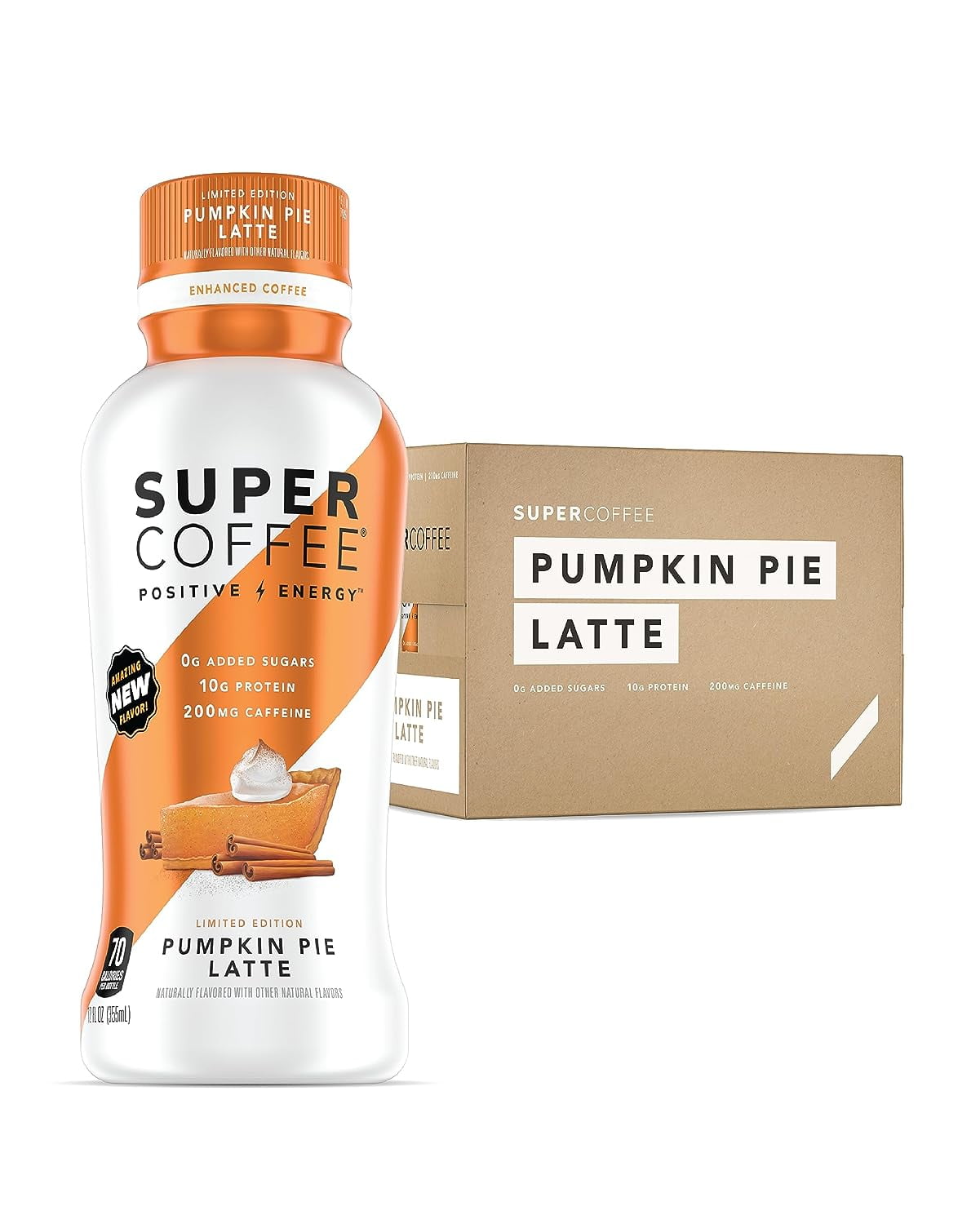 Super Coffee, Iced Keto Coffee (0g Added Sugar, 10g Protein, 70
