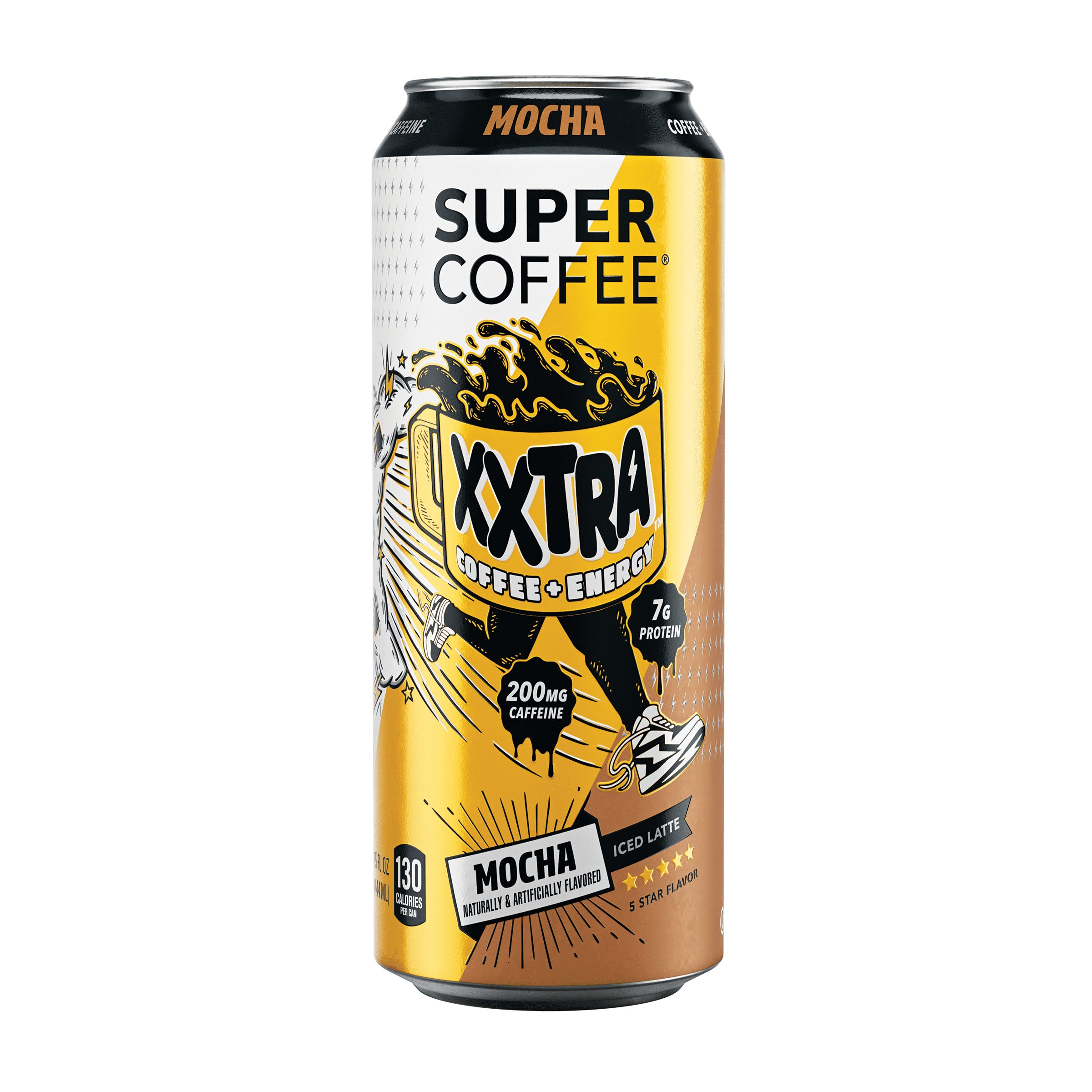 ◆mocha◆ Super Coffee XXTRA Mocha Iced Coffee Bottle, 15 fl oz - Walmart.com