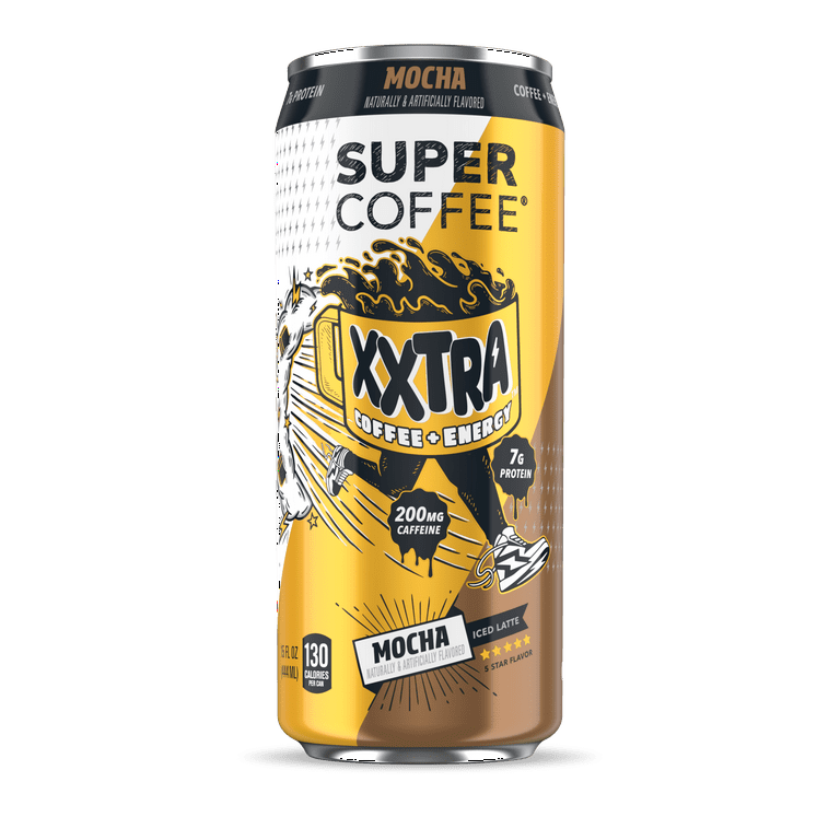 Super Coffee XXTRA Mocha Iced Coffee Bottle, 15 fl oz