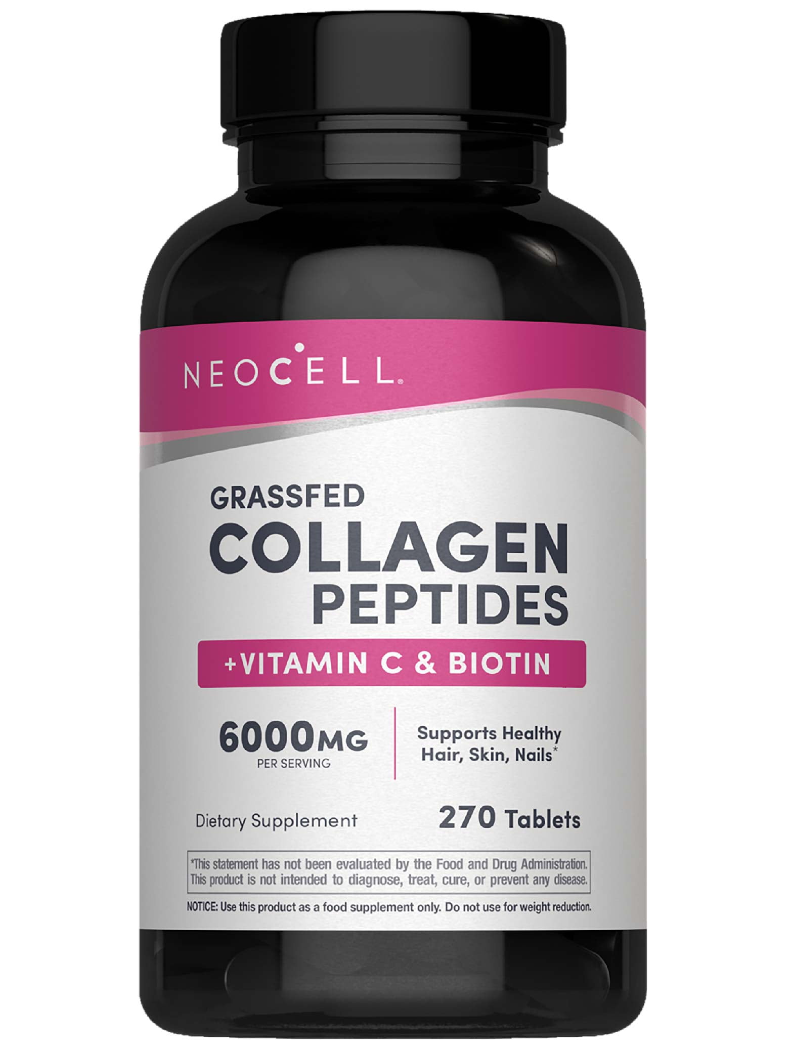 Super Collagen With Vitamin C and Biotin | 270 Tablet for Men and Women | by NeoCell