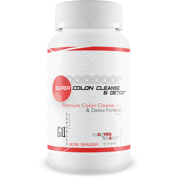 Super Colon Cleanse & Detox - Premium Colon Cleanse & Detox Formula with Herbs, Probiotics, & Fiber - Help Reduce Bloating - Natural Digestive Support & Constipation Relief - Colon Cleanser