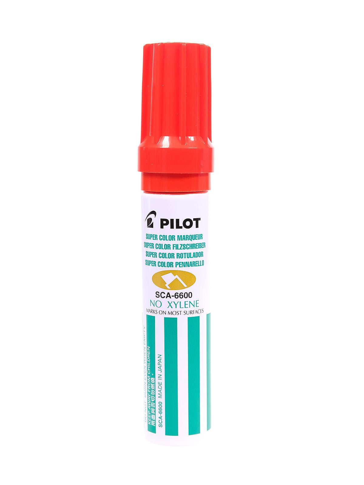 Super Color Permanent Marker Jumbo red, marker (pack of 6)