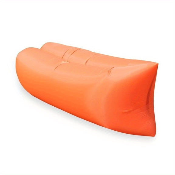 Super Comfortable Inflatable Lounge Sofa Bed, Foldable with Storage Bag, Soft Fluffy Air Cushion, Lightweight Portable for Camping, Beach, Poolside, Ideal for Relaxation & Holiday Gift