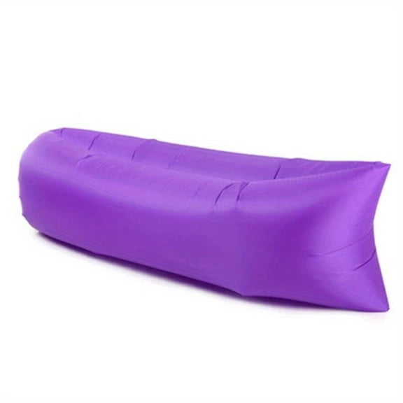 Super Comfortable Inflatable Lounge Sofa Bed, Foldable with Storage Bag, Soft Fluffy Air Cushion, Lightweight Portable for Camping, Beach, Poolside, Ideal for Relaxation & Holiday Gift