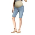 thumbnail image 1 of Super Comfy Stretch Women's Skinny Maternity Bermuda, 1 of 1