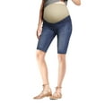 thumbnail image 1 of Super Comfy Stretch Women's Skinny Maternity Bermuda, 1 of 1