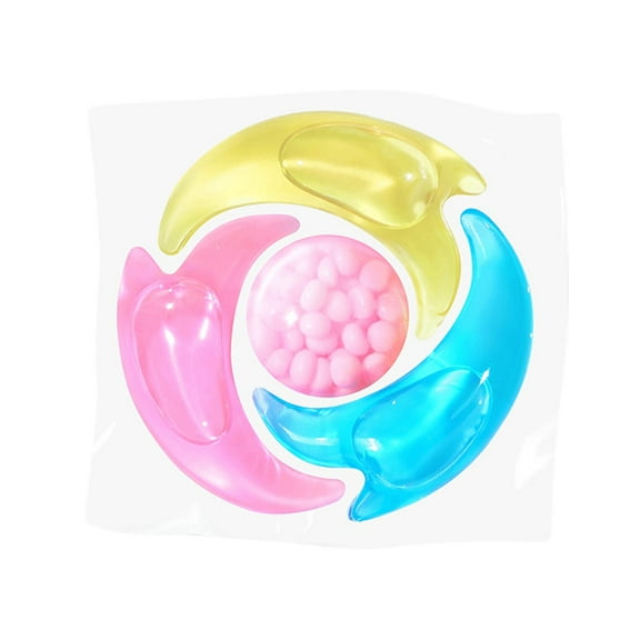 Super Concentrated Organic Laundry Detergent Pods 7ml Advanced Cleaning with Mix Scented Beads, Fabric Softener, Stain Removal Biodegradable Material