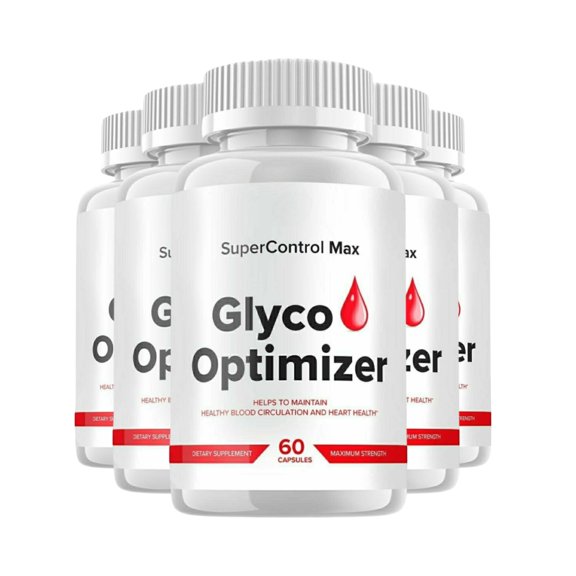 Super Control Max Glycogen Support Capsules Supplement - Supercontrolmax Optimizer, Super Control Max, SuperControl Max - 300 Capsules, 5 Pack