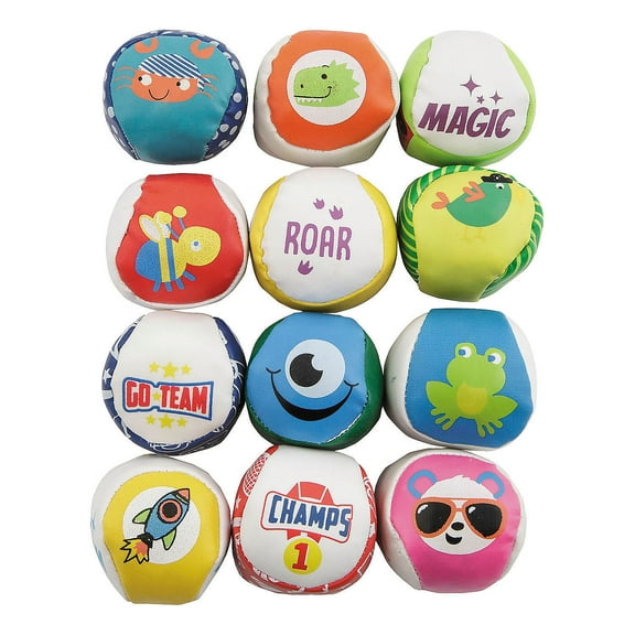 Super Cool Kick Ball Assortment - Party Favors - 50 Pieces